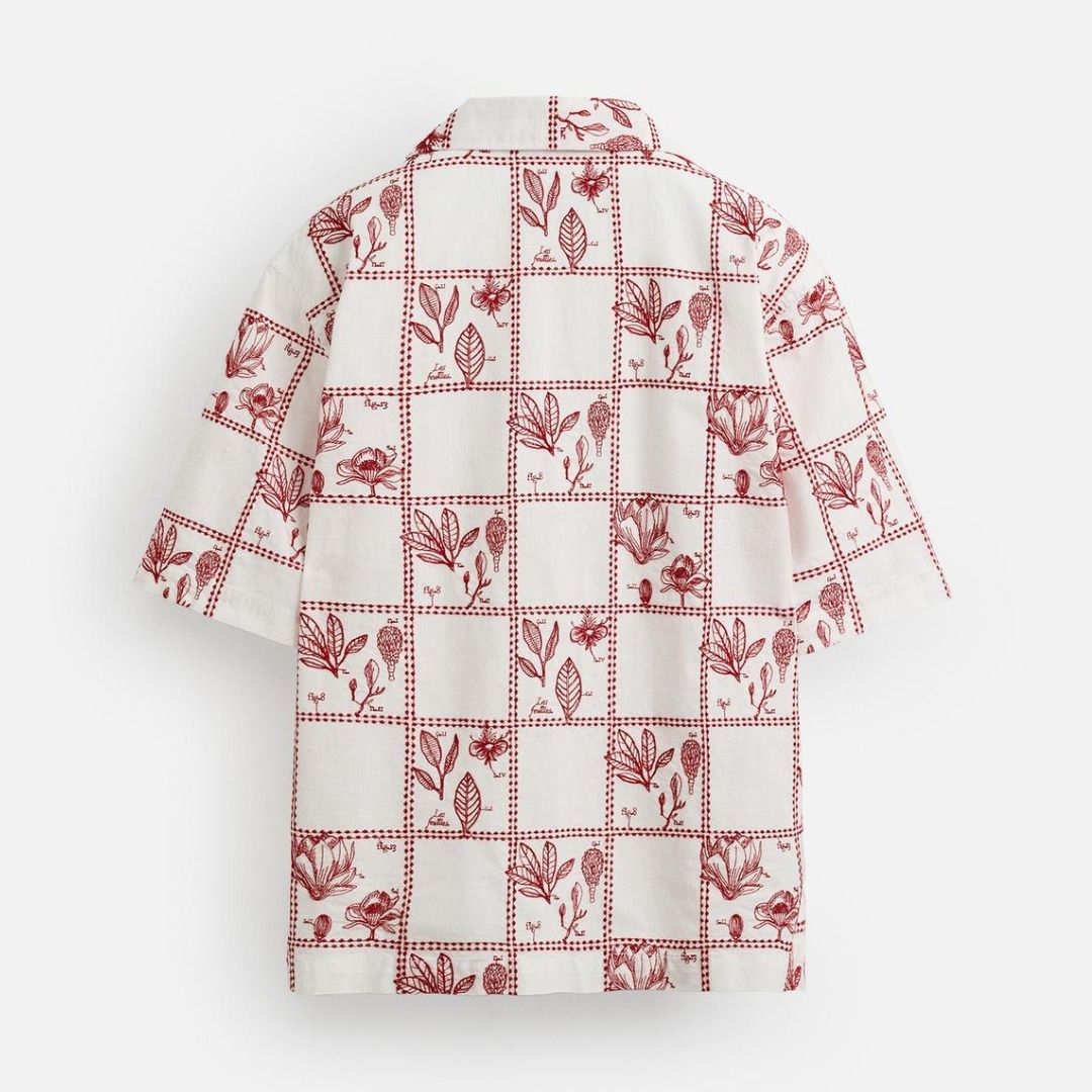 قميص نص كم zara