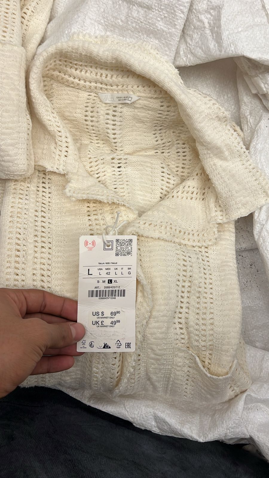 قميص نص كم zara