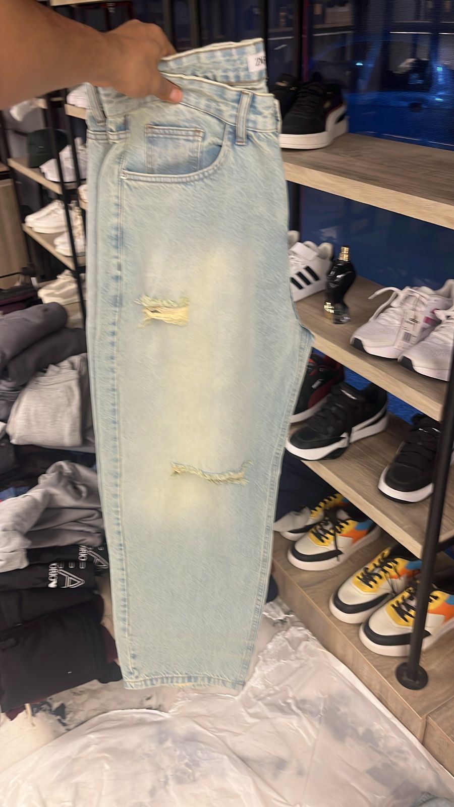 بنطلون جينز zara