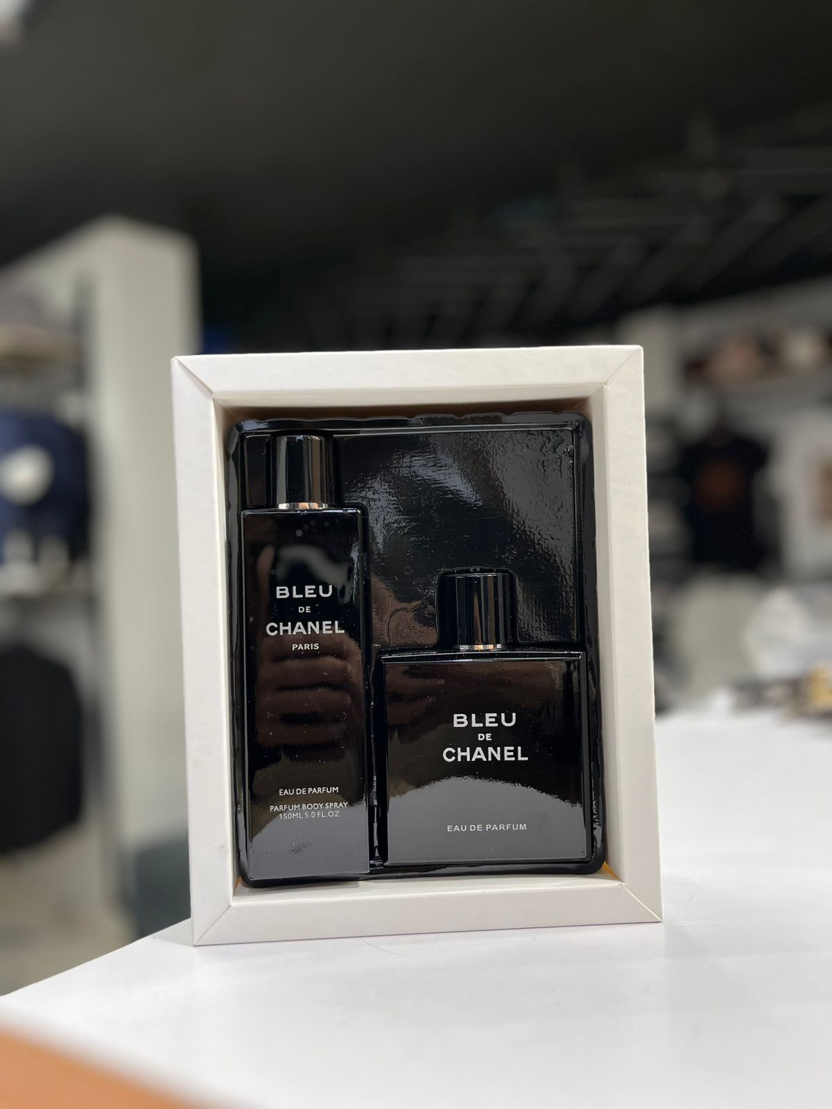 برفان BLEU CHANEL بوكس قطعتين