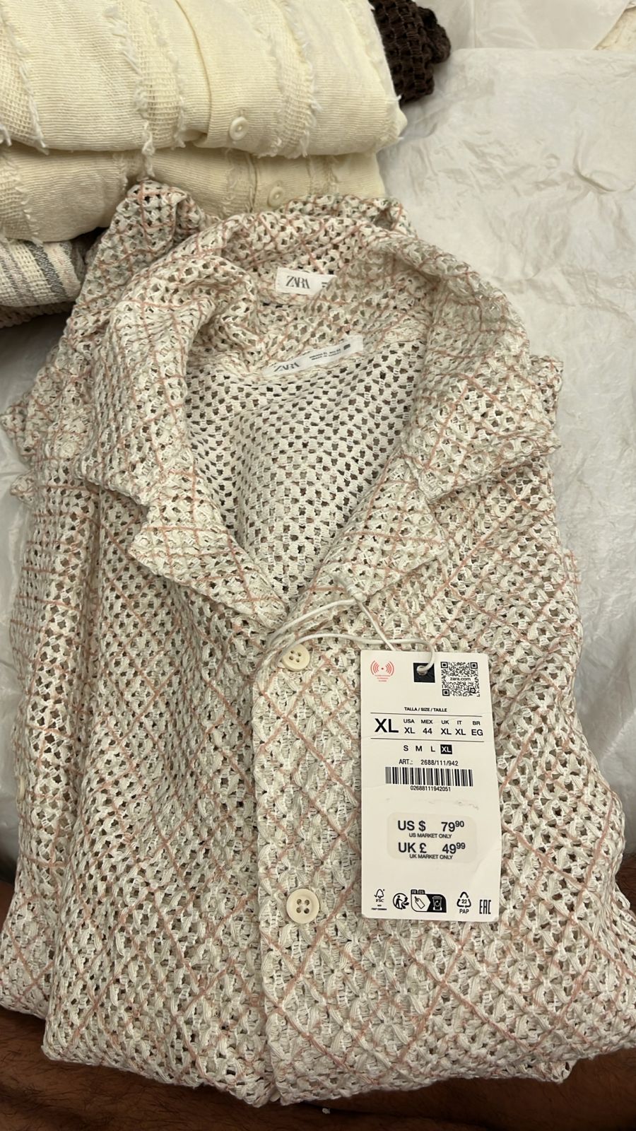 قميص نص كم zara