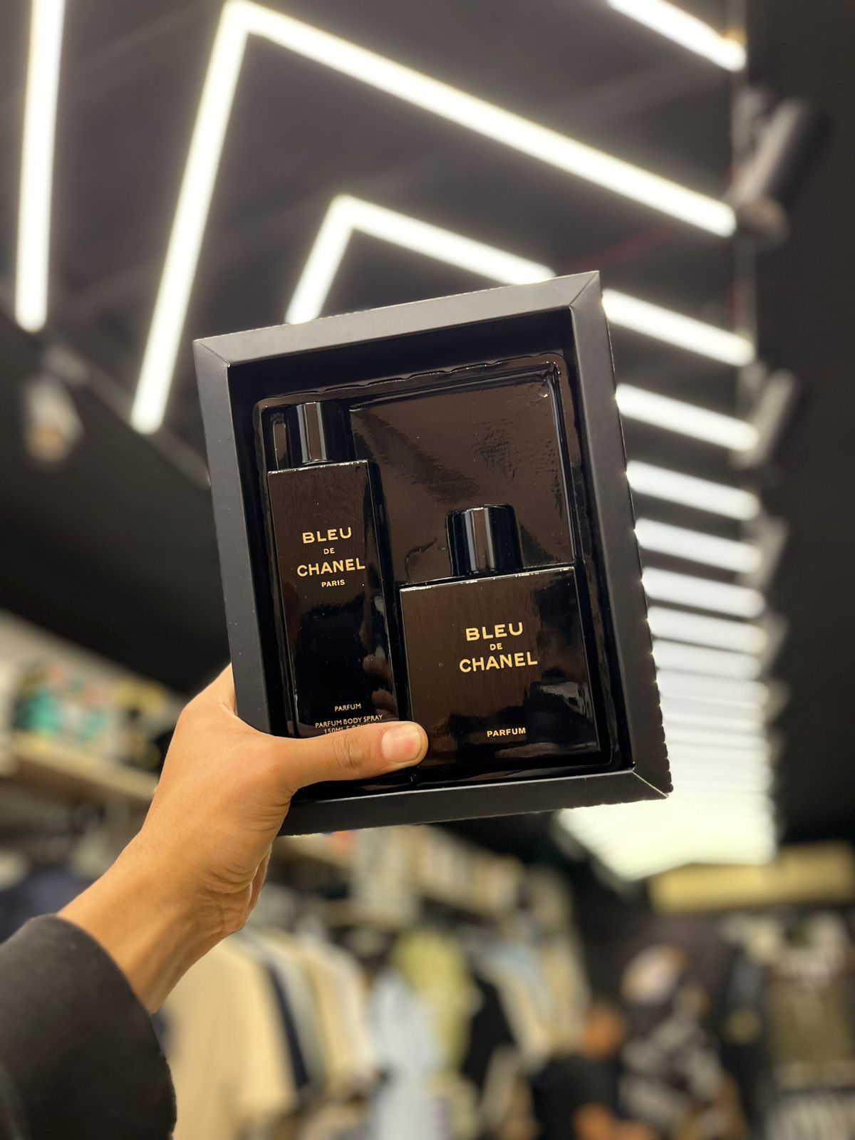 برفان BLEU CHANEL بوكس قطعتين