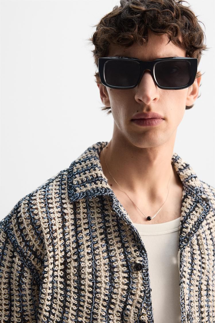 قميص نص كم zara