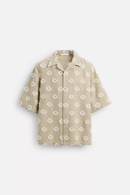 قميص نص كم zara