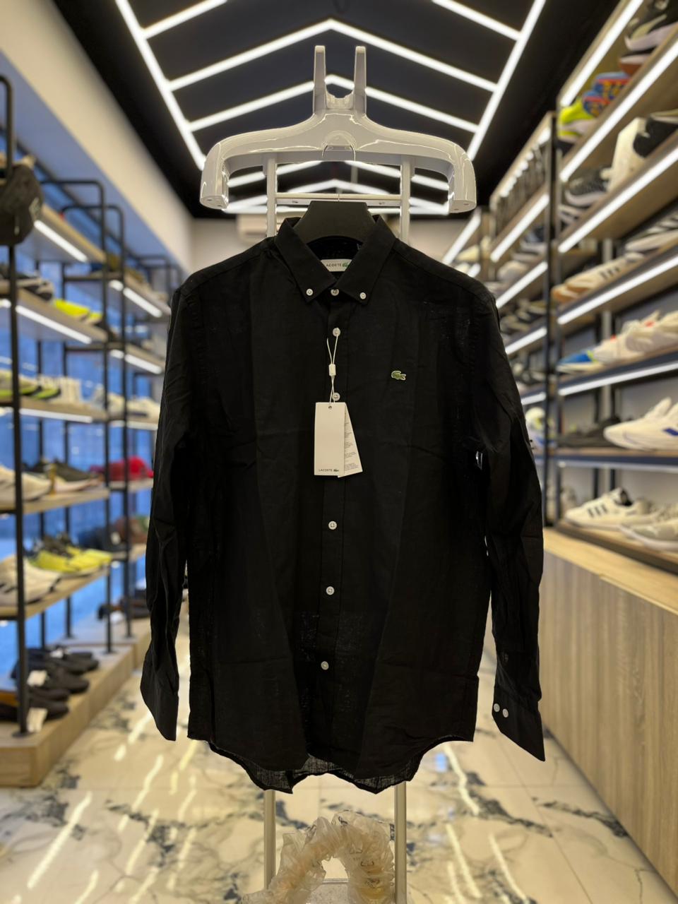 قميص ايطالي كتان Lacoste